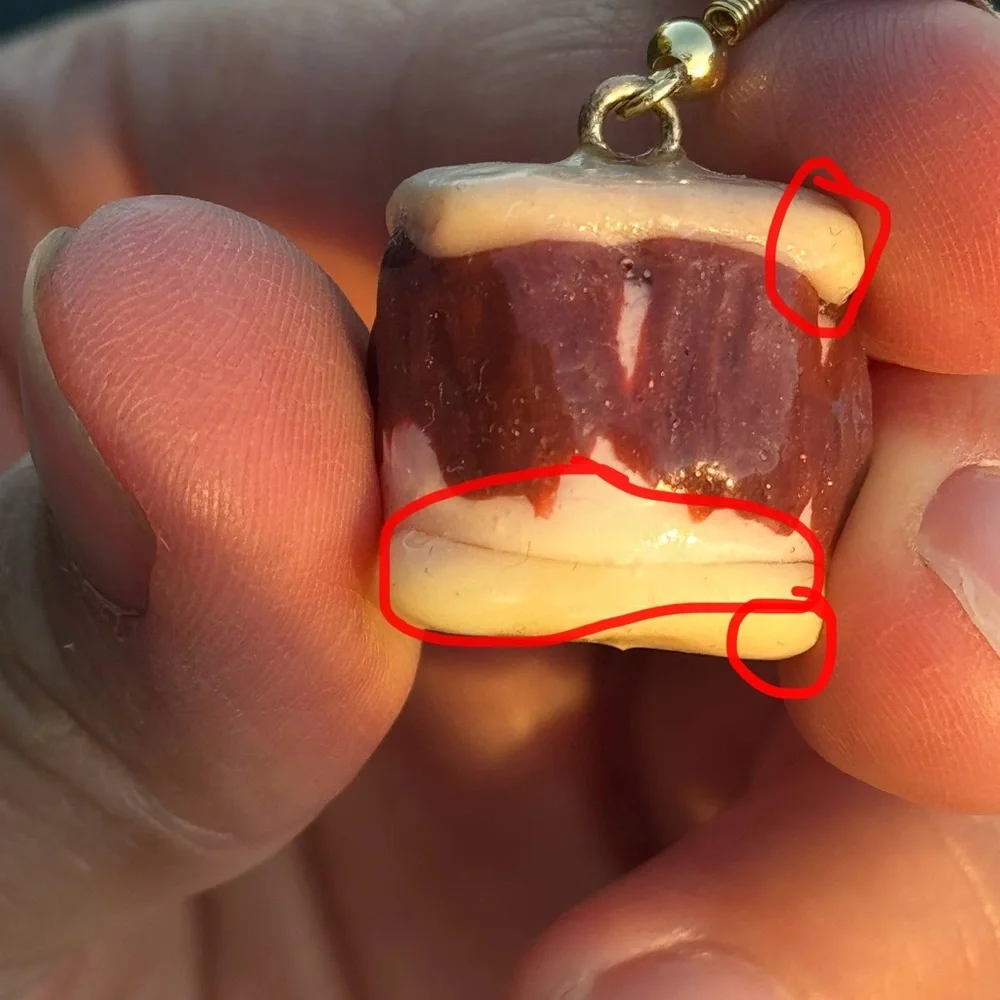 Polymer clay s’more Earrings - Picture 5 of 16